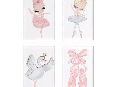 Pictures1140 Low-poly 3D model