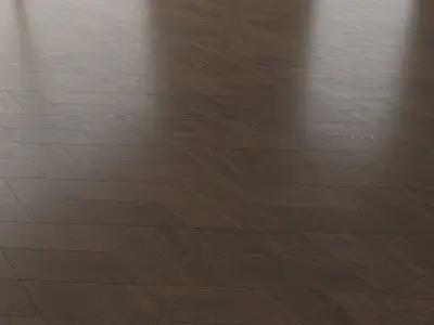  Parquet Oak Lawson Brushed set 5 3D model