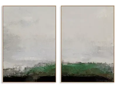 Abstract Painting Frame set 3D model 76