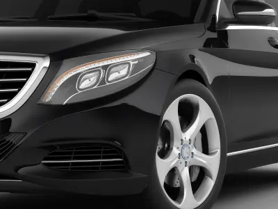 Mercedes S-class MY 2014 3D model