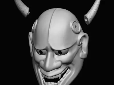 Hannya Mask -wearable 3D print model