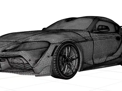 Toyota Supra 3D print model