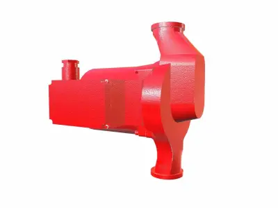 Pump 3D Model Low-poly 3D model