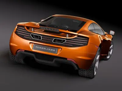 McLaren MP4-12c 2010 3D model