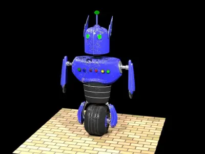Mechanical Robot Free 3D model