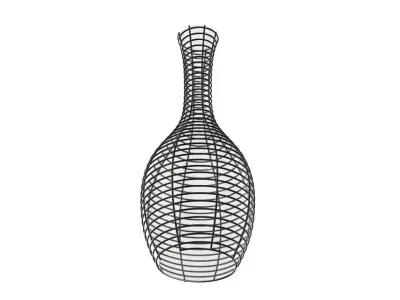 Decorative vase 05 3D model