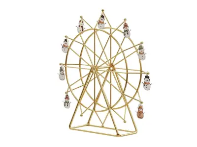 FERRIS Wheel winter decoration 3D model