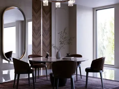 Interior - Diningroom - 310523 3D model