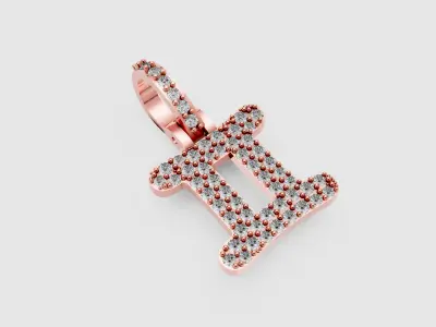 Gemini Pendant 3D print model