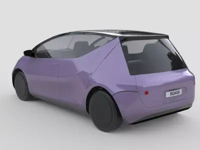 Generic Compact Electric Hatchback 3D model