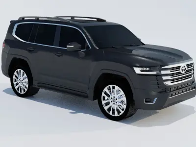 Toyota Land Cruiser 300 2022 READY FOR SUBDIV 3D model