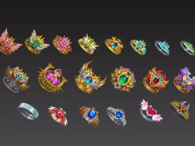 14 types of rings Texture