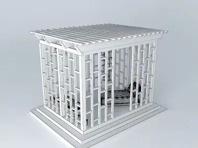 Pergola garden pavilion Free 3D model