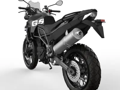 F800gs 2009 Black Edtion 3D model
