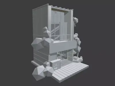 House Free 3D model 8