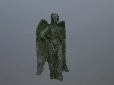 Angel Statue 05 Low-poly 3D model