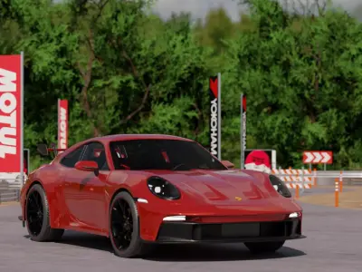 Porsche 911 GT3 922 2022 3D model