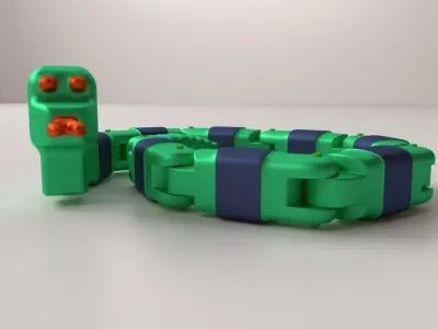 Toy Snake 3D model