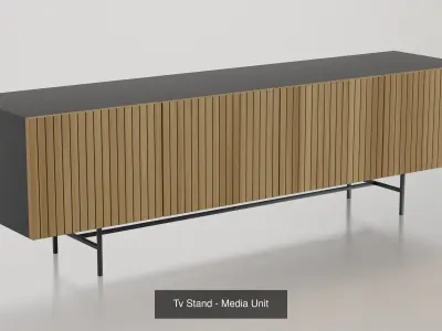 Living Room Set 3D Model Collection