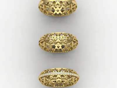 Fusion rings 06 3D print model