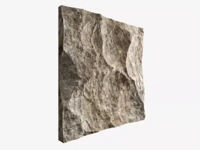 301-RockPanel piece of rock 3D model