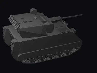 M113 with ut30 mk2 turret 3D print model