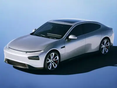 Xpeng P7 2022 3D model