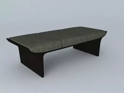 Bench foot board 3D model