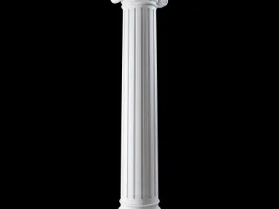 01 Ionic column order 3D model