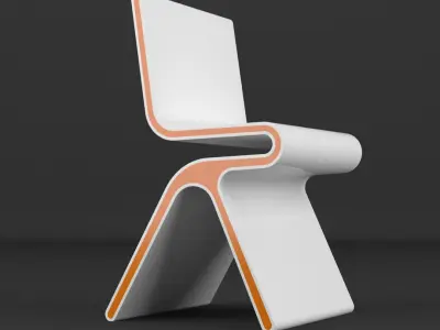 Contemporary Chair Collection 3 3D model