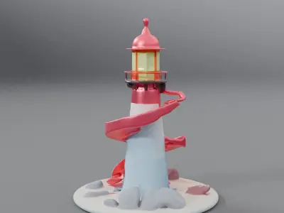 lighthouse 3D model shop