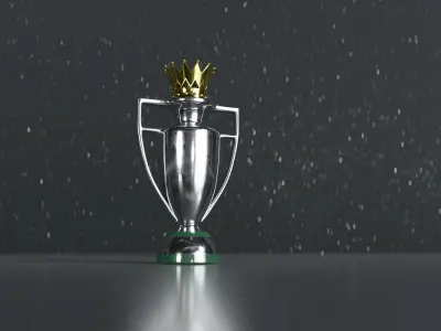 Premier League Trophy 3D model