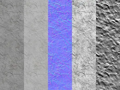 Decorative plaster Seamless decorative plaster material Texture