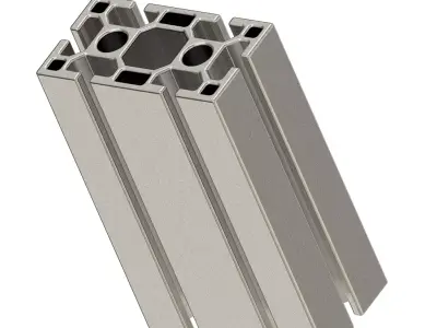 Industrial Aluminium Profile 3D print model