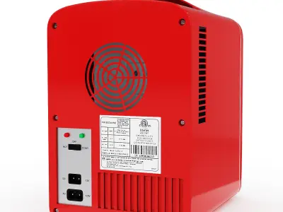 Mini Fridge Coca cola 3D model