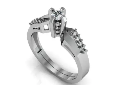 Bridal ring 3D print model