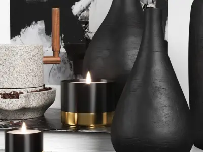 Decorative set 3D model