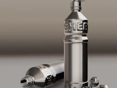 Oshee water bottle 3D model