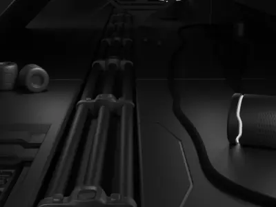 Sci fi scene Free 3D model