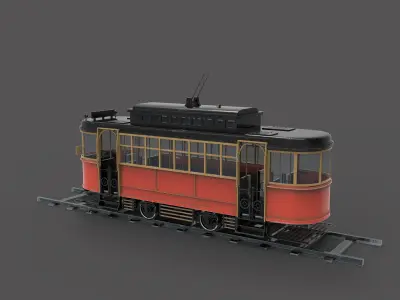 Cable car  3D model