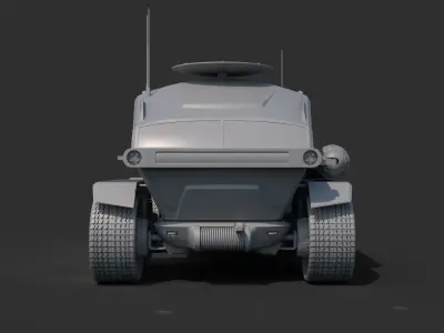 Toyota Lunar Cruiser Jaxa Moon Rover 3D model