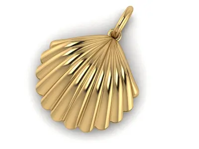Shell Pendant 3D print model