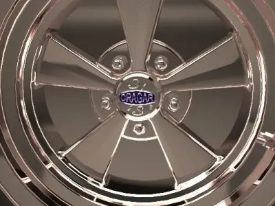 cragar s-s car wheel 3D model