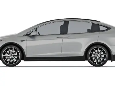 Tesla Model X 2017 3D model