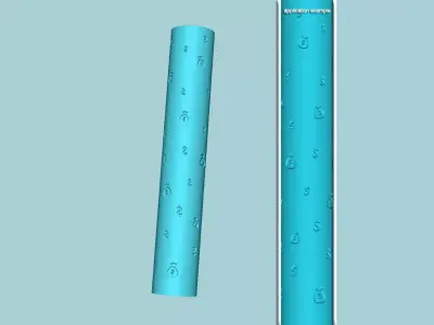 Texture Roll 32 - Money - Fondant Decoration Maker 3D print model