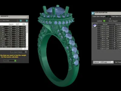 ring code 131 3D print model
