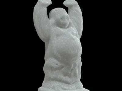 Laughing Buddha  Free 3D model