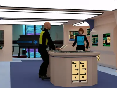 Starship Engineering Room 2 for DAZ Studio 3D model