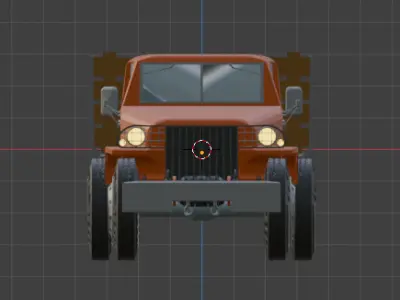 Farm Truck Free 3D model