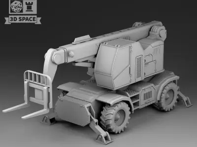 Construction equipment   3D Model Pack